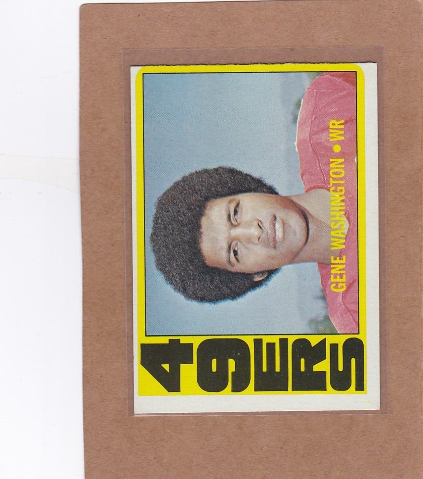 1972 TOPPS FOOTBALL GENE WASHINGTON #90 49ERS EX+ *A43007