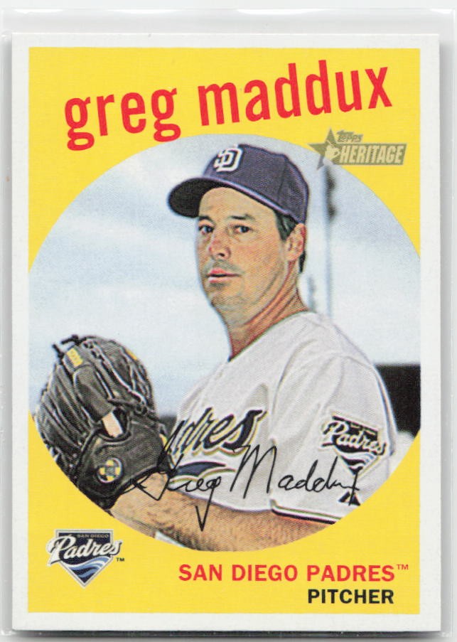 2008 Topps Heritage #27 Greg Maddux