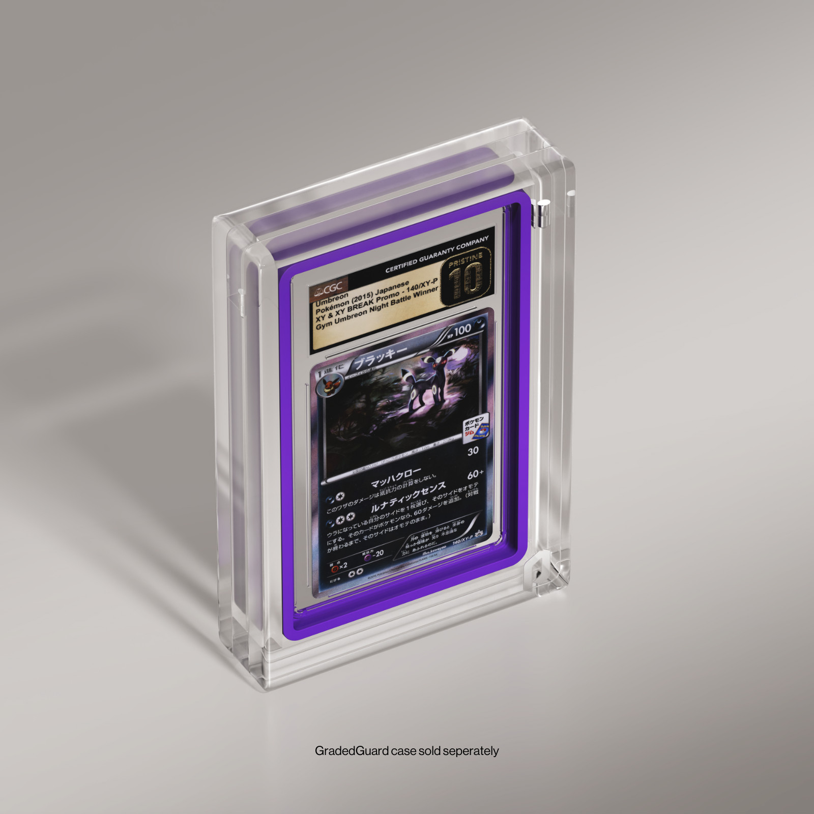 Phantom x GradedGuard PSA/CGC ULTRA (Rounded) Crystal Acrylic Graded Card Case