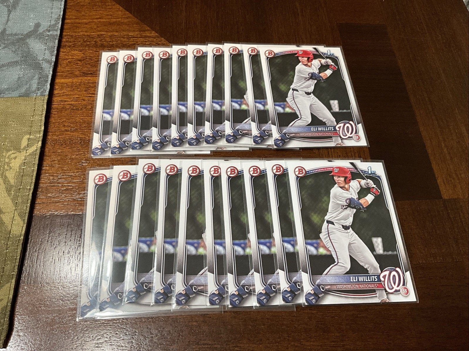 2025 Bowman Draft Baseball Eli Willits 1st Paper Lot Of 20 #BD-1
