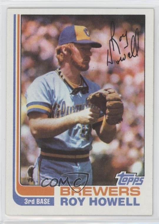 1982 Topps Wrong Back Roy Howell Don Money ( Back) 0h1