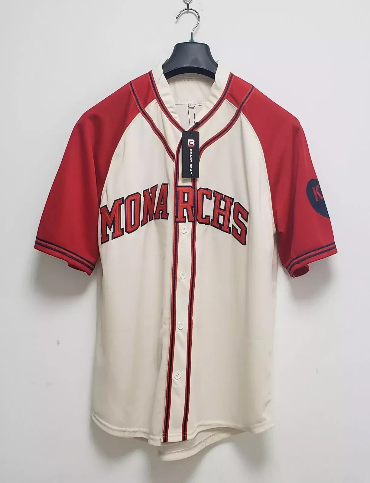 Custom 1942 Kansas Paige #25 Monarch Baseball Jerseys Stitched Beige Size S-3XL