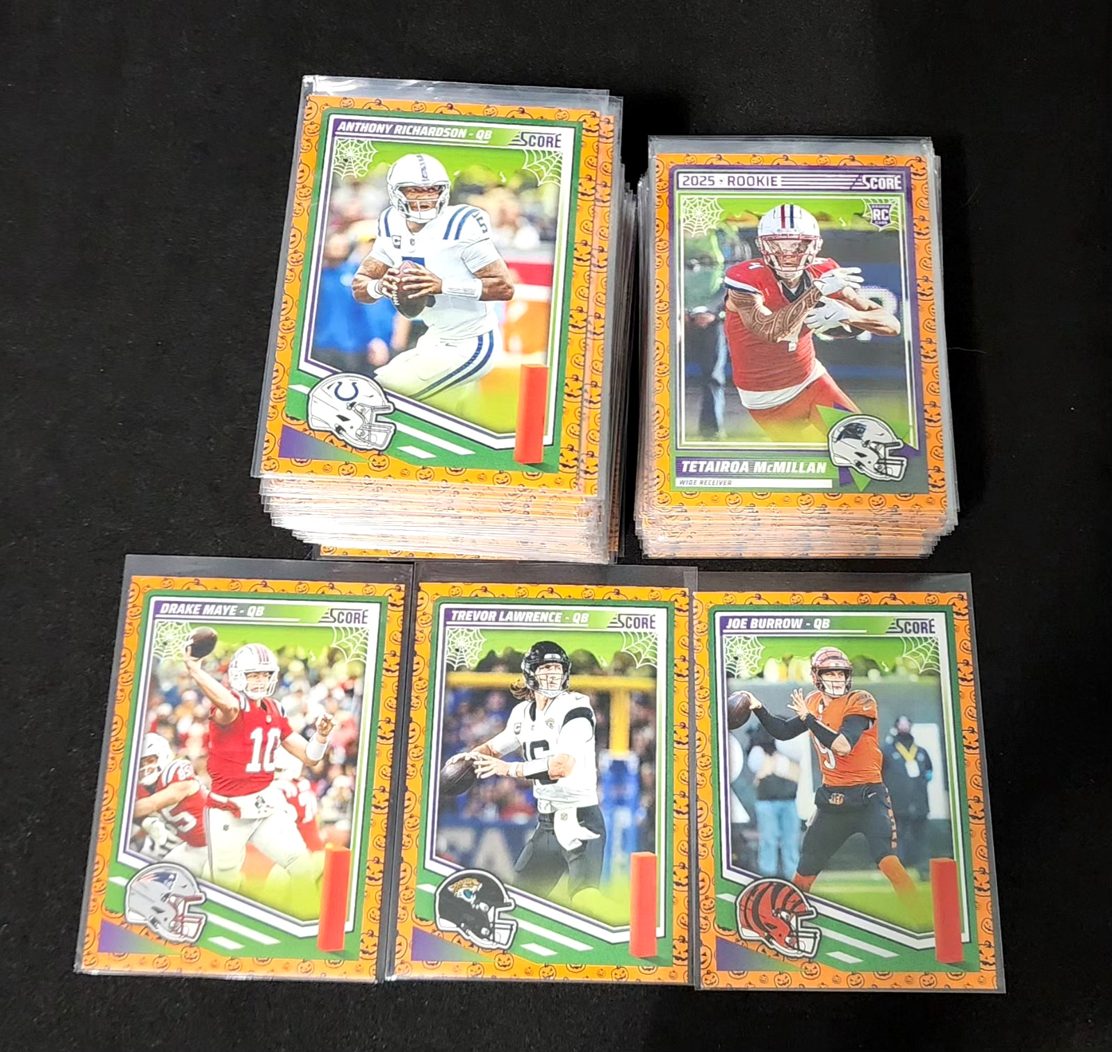 NFL 2025 Score A Treat – 60 Rookies & 112 Vets – 170 Card Lot