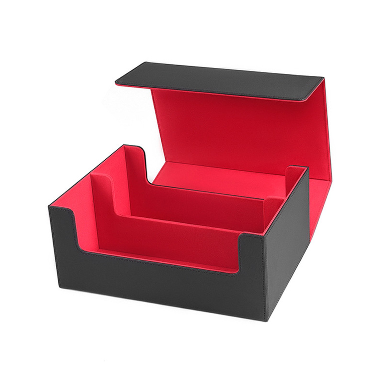 Magnetic Large Capacity 2-Row One Click Cards Holder Storage Box Trading Cards