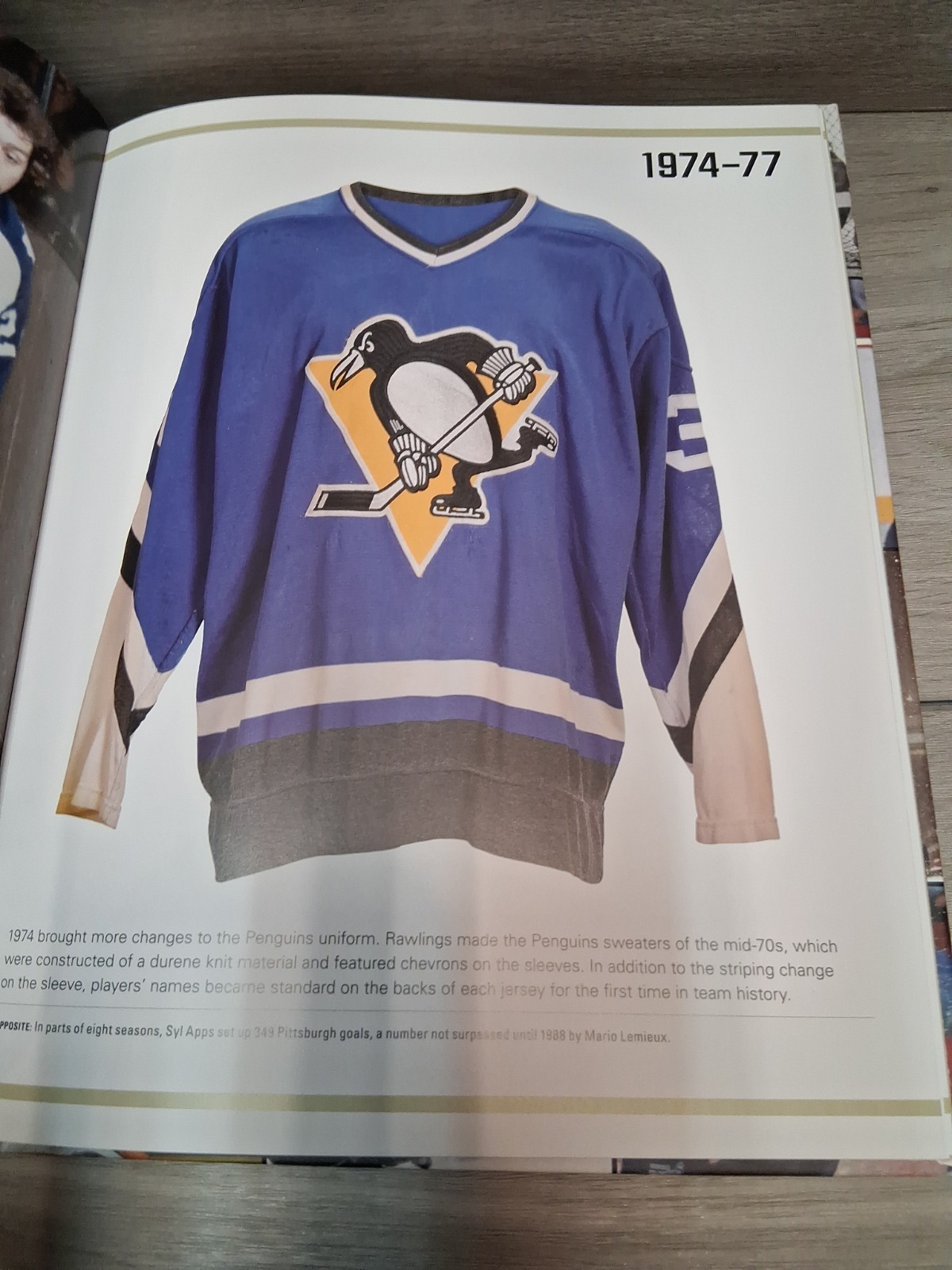 Skybox Press Pittsburgh Penguins Jerseys Then & Now Hardcover Book +letter