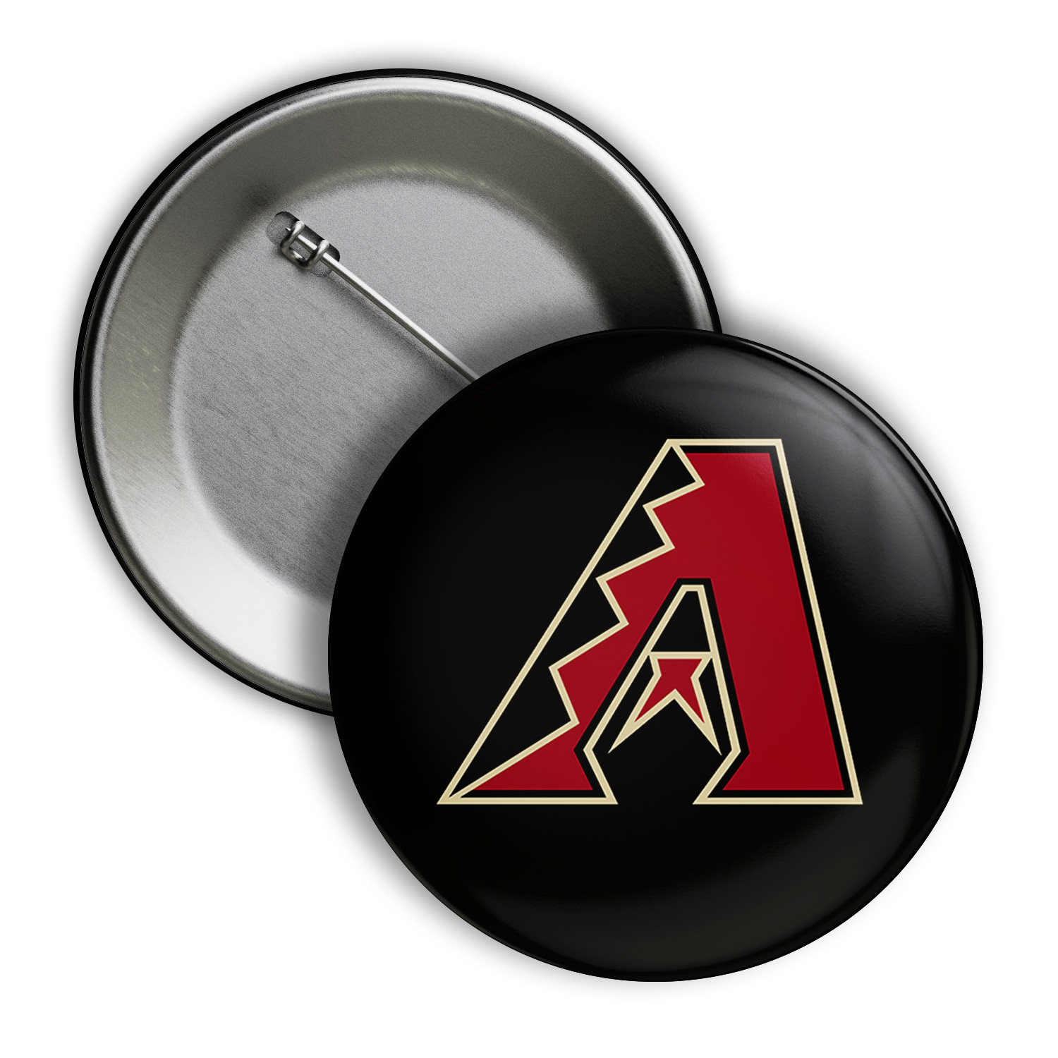 MLB Team Logo Collector Pin/Button CHOOSE TEAM 2.25″ Baseball Fan Gift