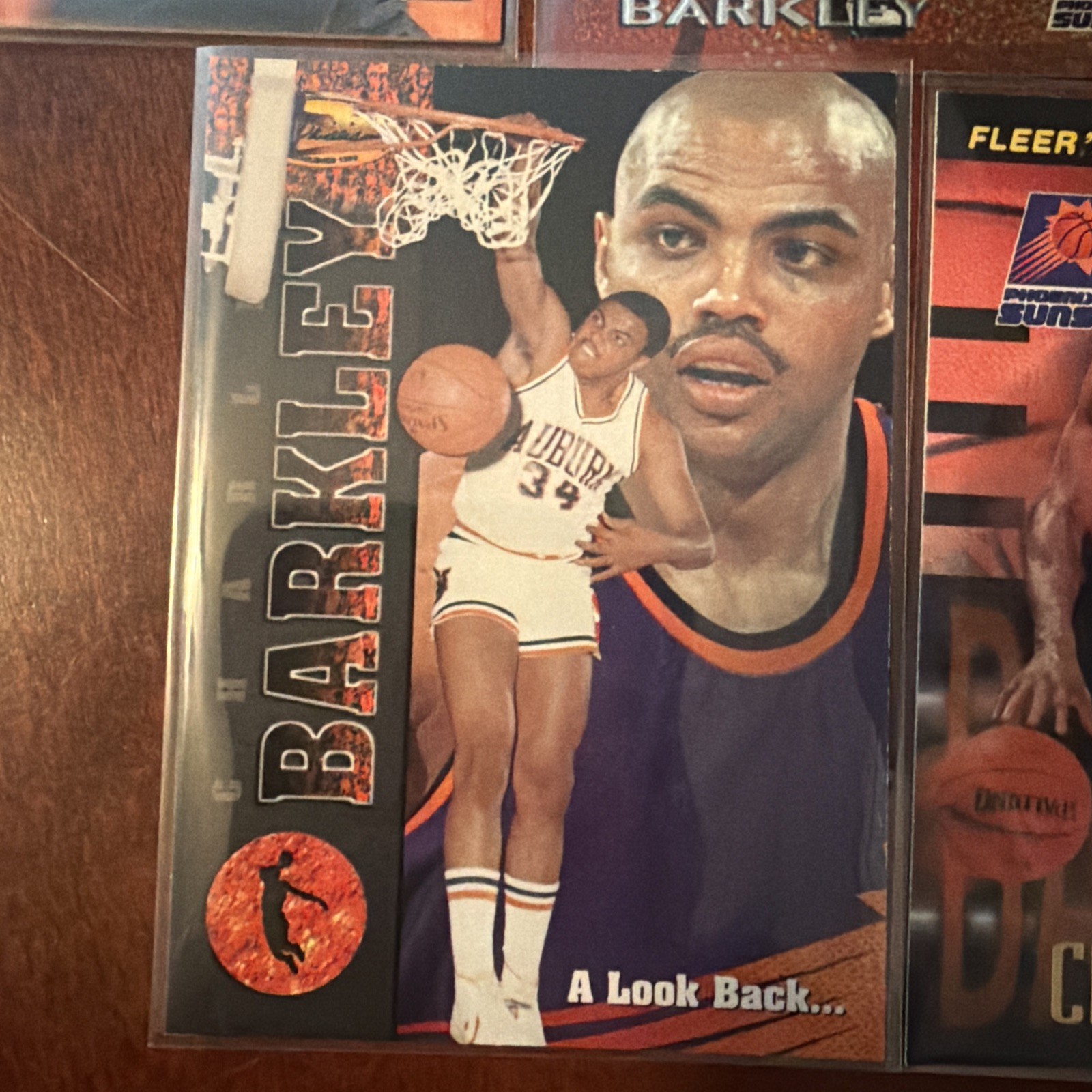 5 Charles Barkley Insert And Base Cards.