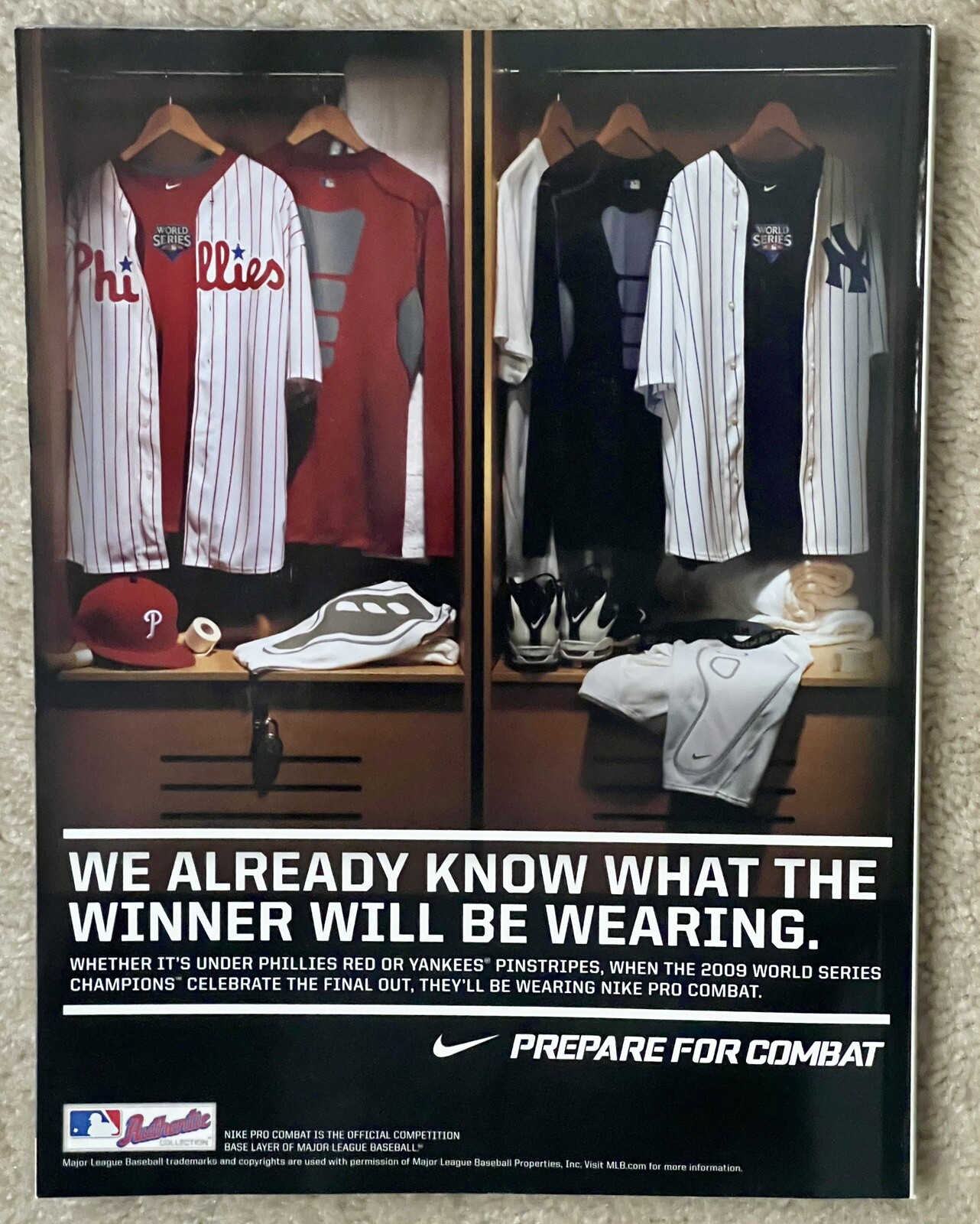 2009 WORLD SERIES MLB OFFICIAL PROGRAM PHILLIES VS NEW YORK YANKEES-DEREK JETER