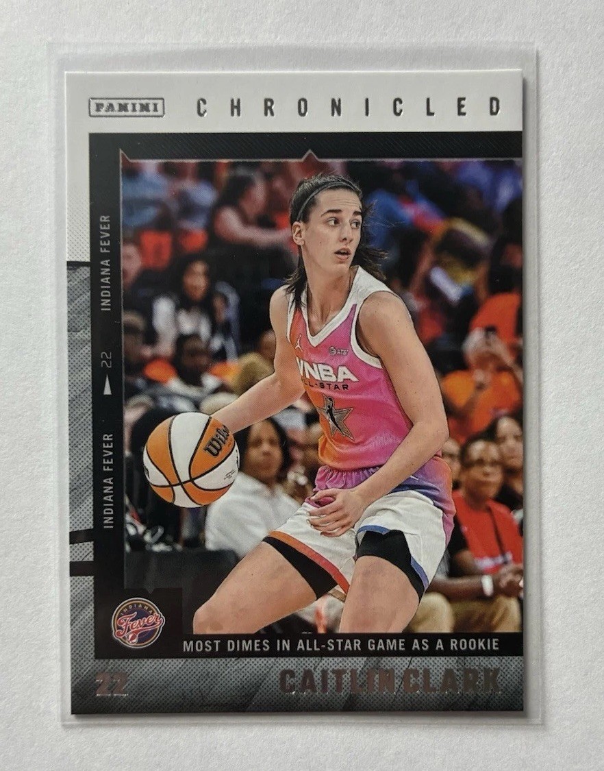 2025 Caitlin Clark Chronicled Base #7 – Most Dimes In All-Star Game As A Rookie