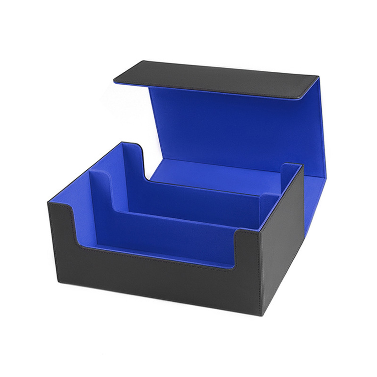 Magnetic Large Capacity 2-Row One Click Cards Holder Storage Box Trading Cards