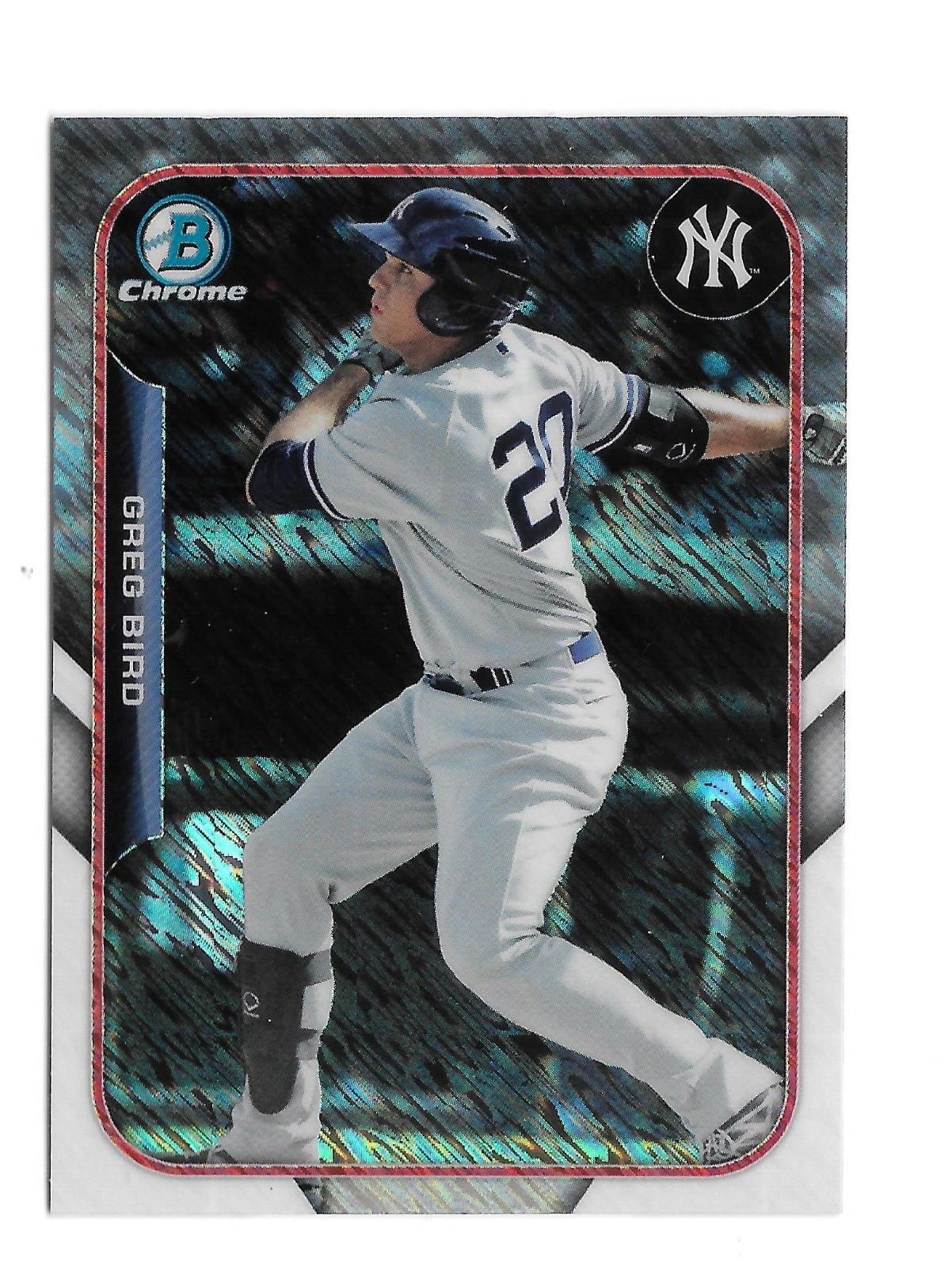 2015 Bowman The Farm’s Finest Mini #FFM-GB Greg Bird Yankees