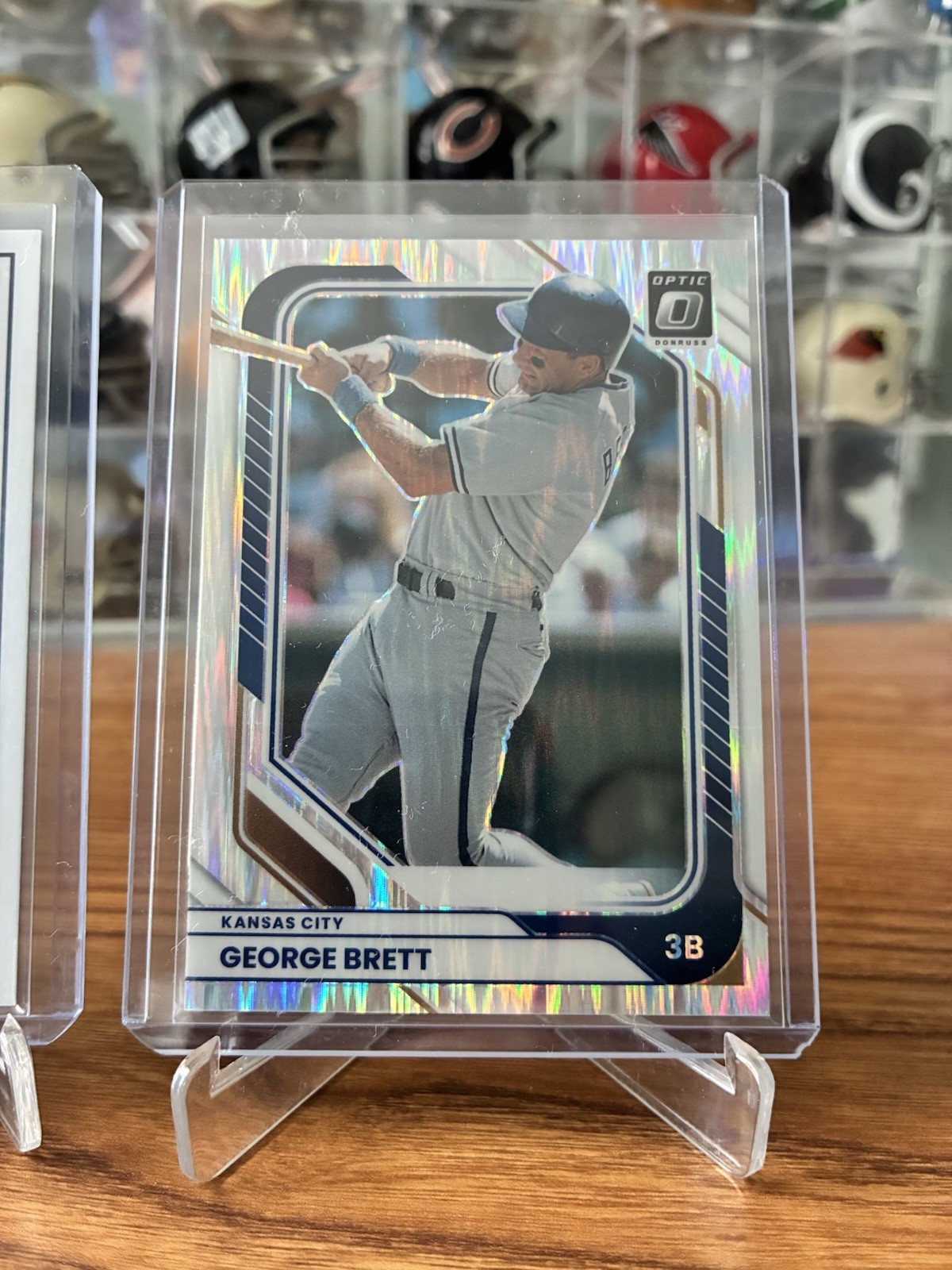 2026 Donruss Optic Shock Parallel – 2 Cards Of Randy Johnson And George Brett
