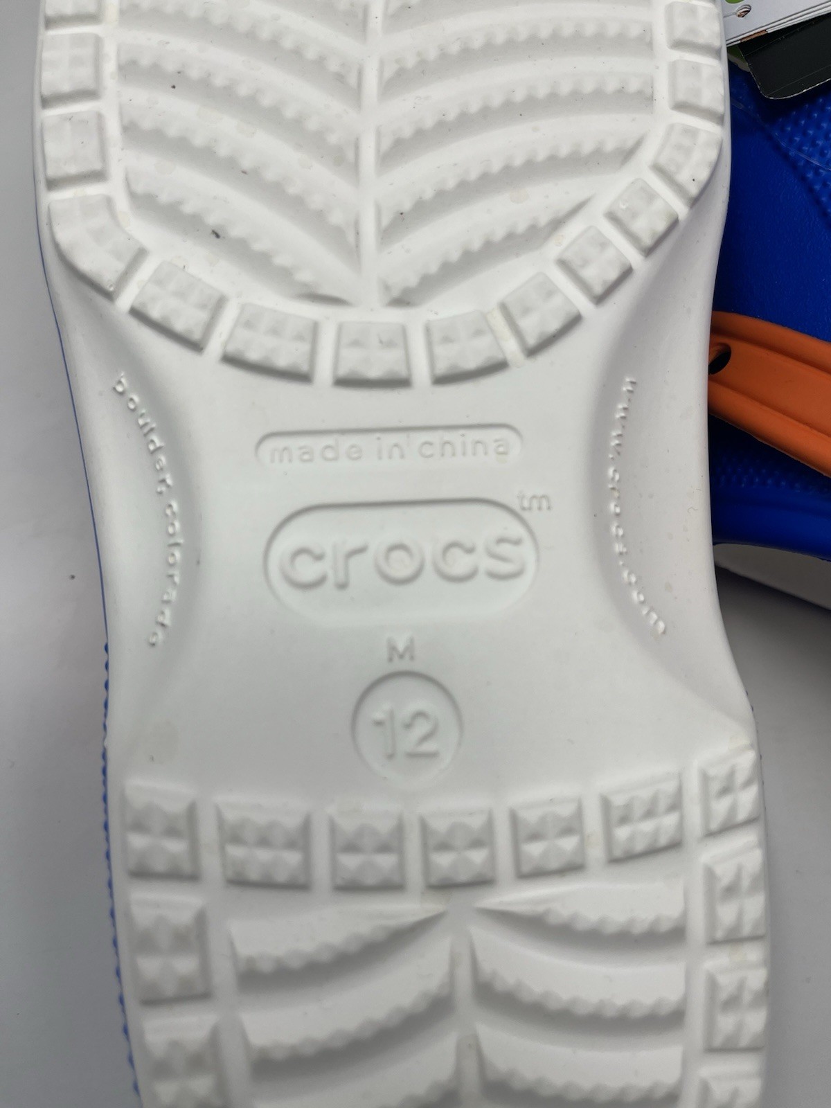 Crocs NBA New York Knicks Classic Clogs 208862-100 Basketball Mens Size 12 NEW
