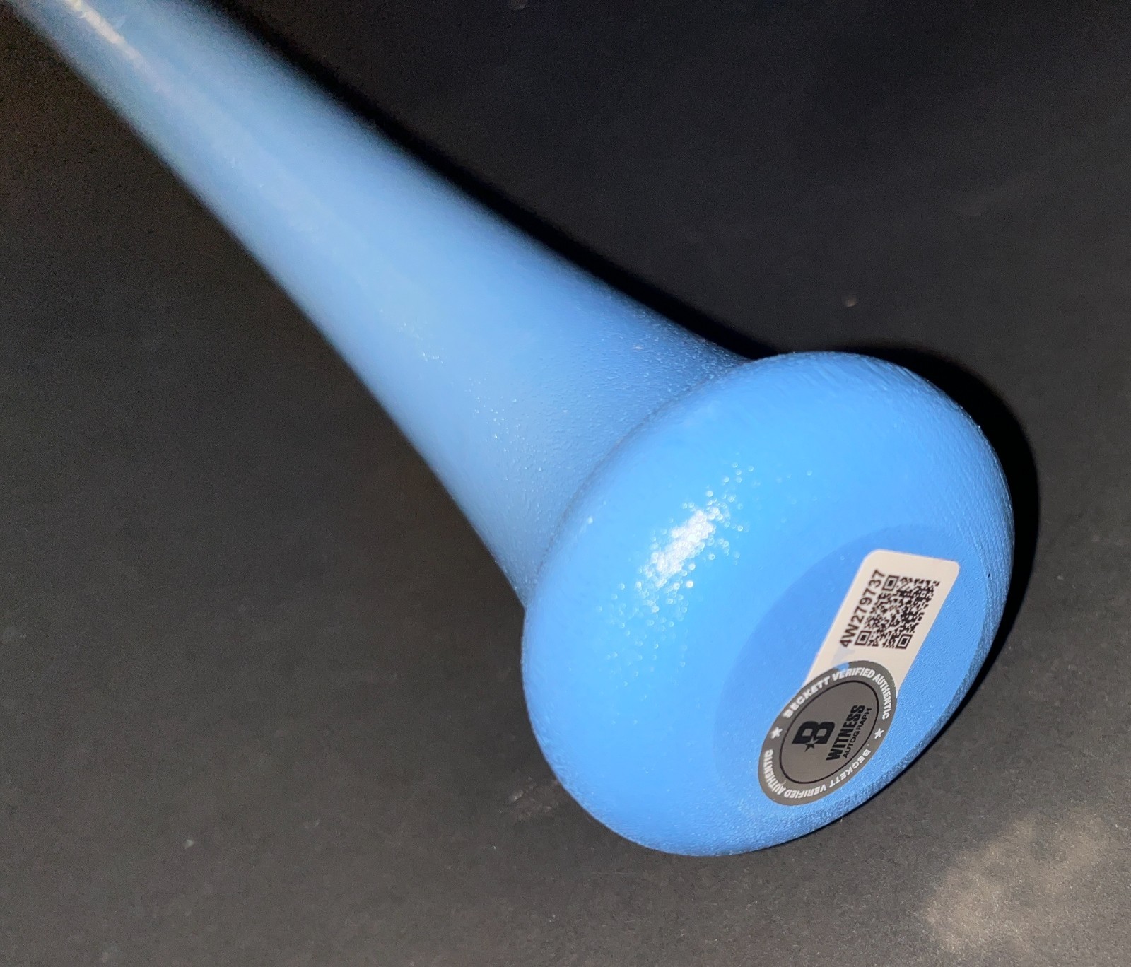 Colt Emerson Mariners Auto Signed Blue Bat Beckett WITNESS Hologram BAS .