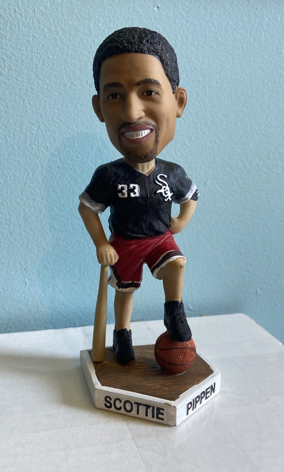 Scottie Pippen Chicago Bulls White Sox Bobblehead NBA MLB Giveaway NO BOX