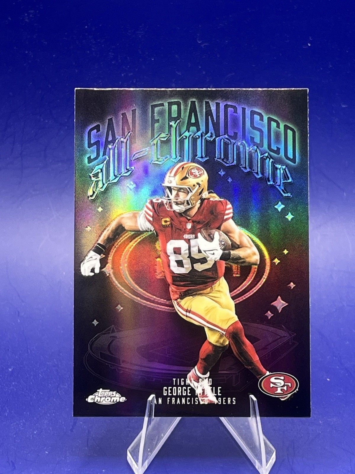 2025 Topps Chrome – All-Chrome Team George Kittle #ACT-11 Refractor 49ers