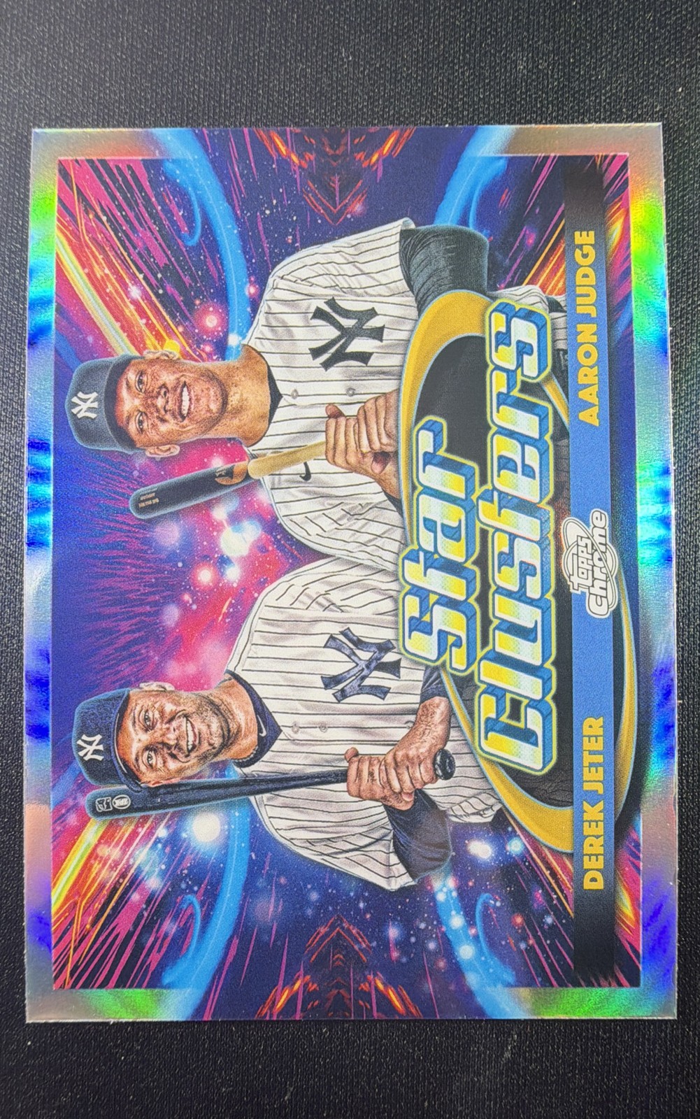 2025 Topps Cosmic Chrome – Star Clusters Derek Jeter, Aaron Judge #DSC-1