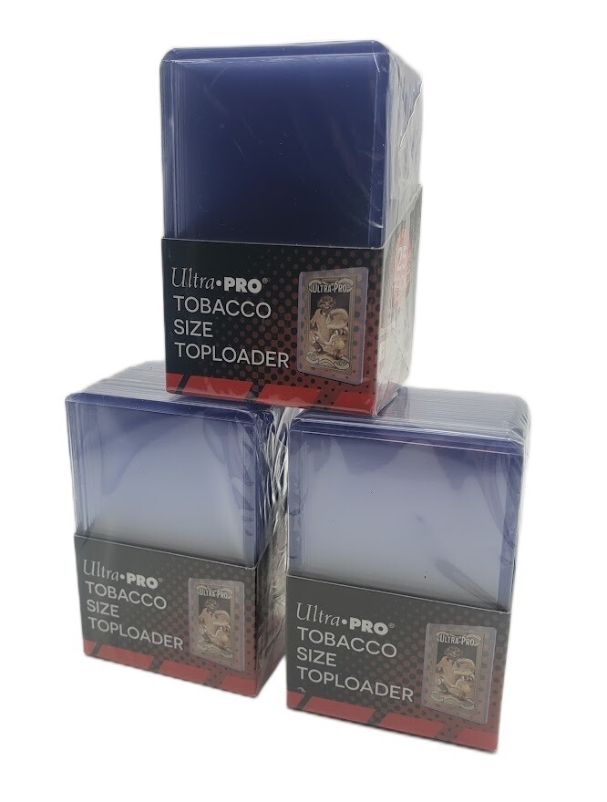(3-Packs) Ultra Pro Tobacco Size Topload Card Hard Holders For T-206, A&G MInis