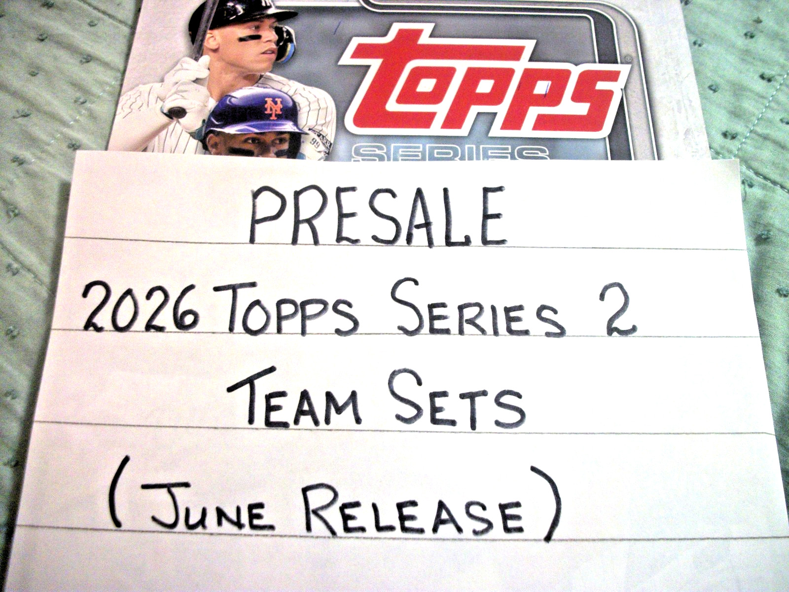 PRESALE – 2026 TOPPS SERIES 2 TEAM SETS -UPDATED 04/29 -ALL 30 TEAMS – MID-JUNE