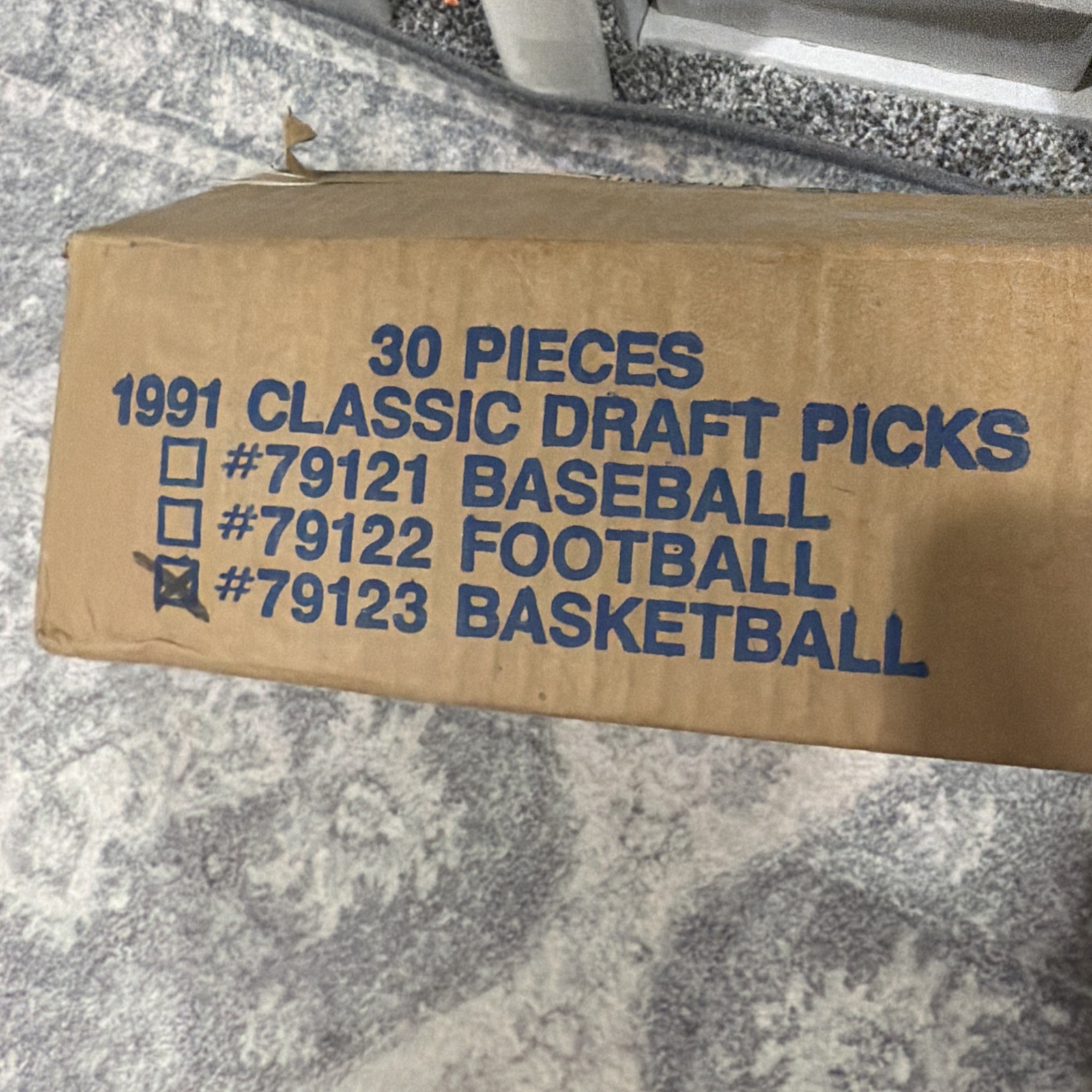 1991 Classic Draft Picks NBA Basketball Sealed Sets (30 pcs) Open Case