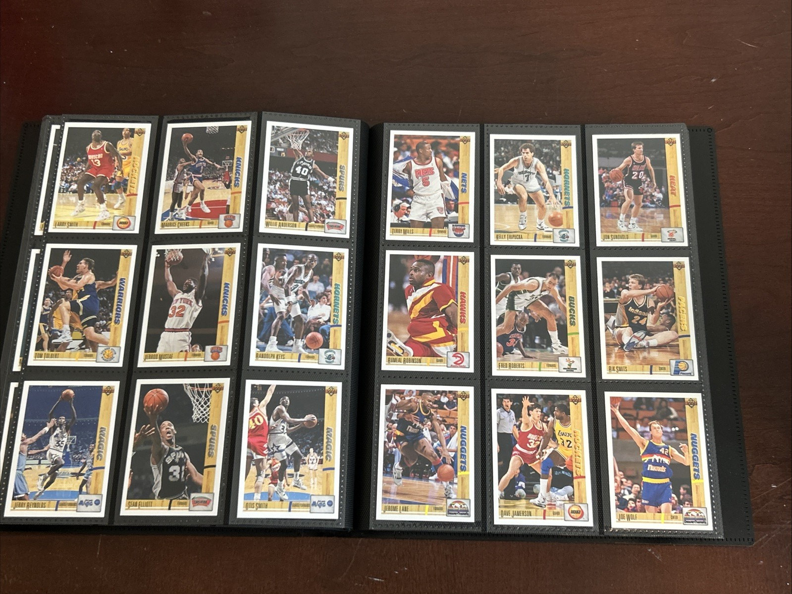 1991-92 Upper Deck Inaugural NBA Basketball Complete Set #1-400 w/ Binder