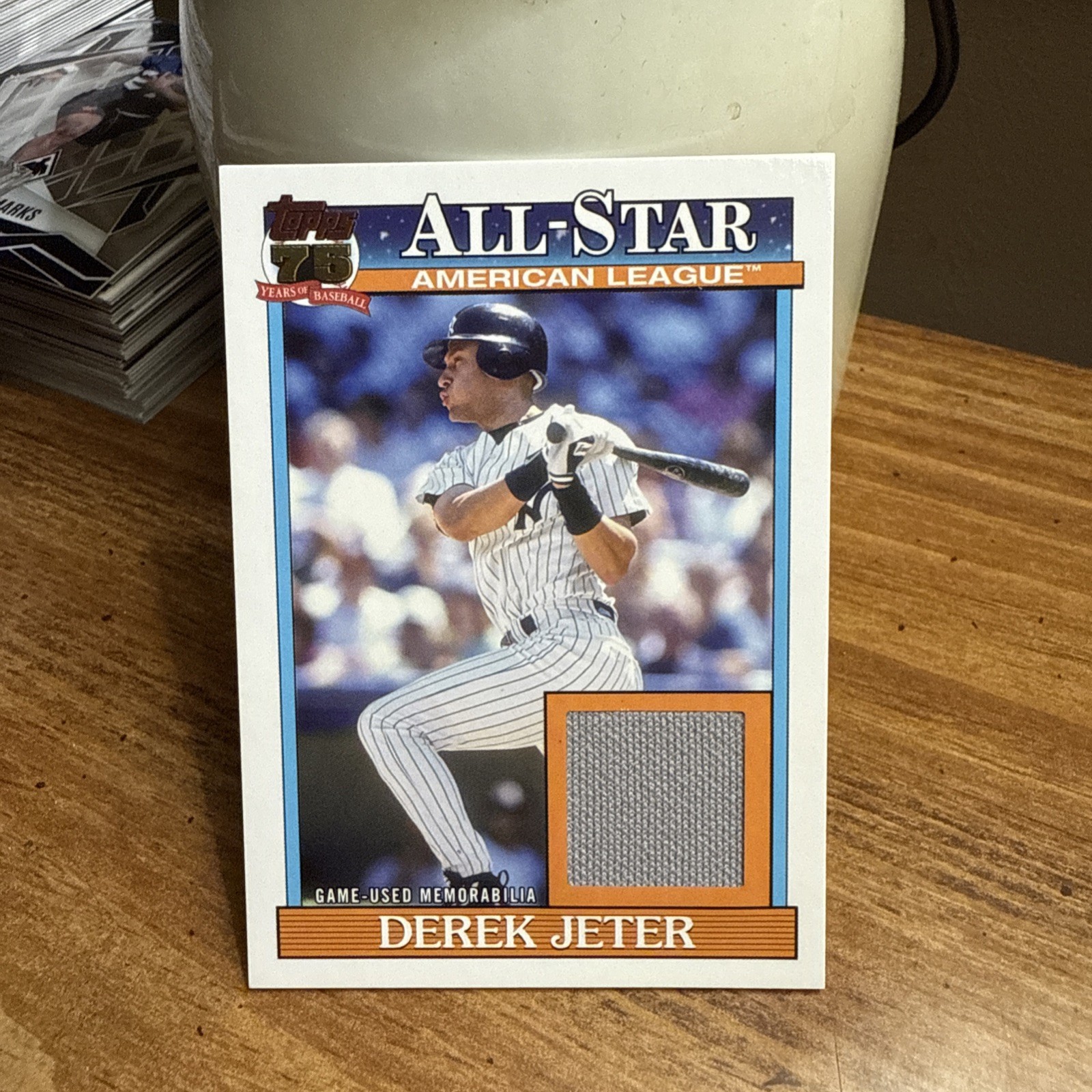Topps Derek Jeter 1991 Baseball All-Stars Relic #91ASR-DJ Yankees MLB