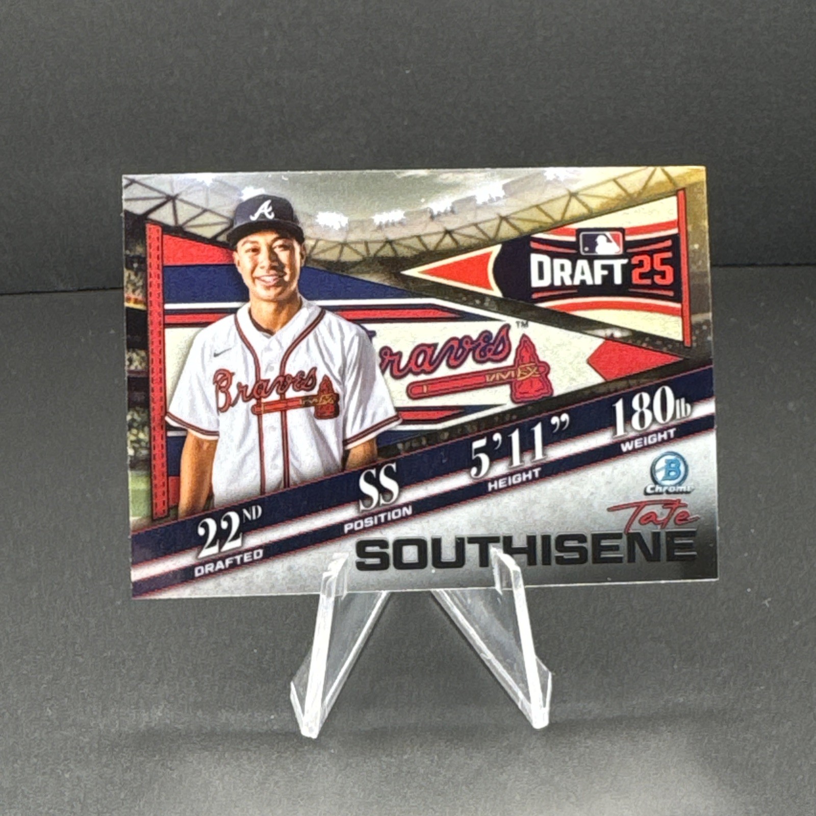 2025 Bowman Draft Tate Southisene Bowman Draft Night #BDN-7 Atlanta Braves