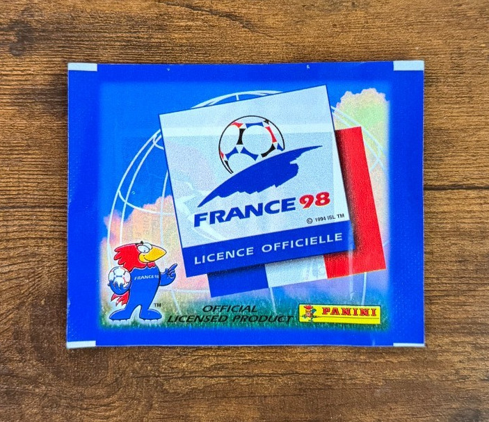 (1) Sealed Pack (5 Stickers) 1998 France Panini World Cup Zidane Henry Ronaldo +
