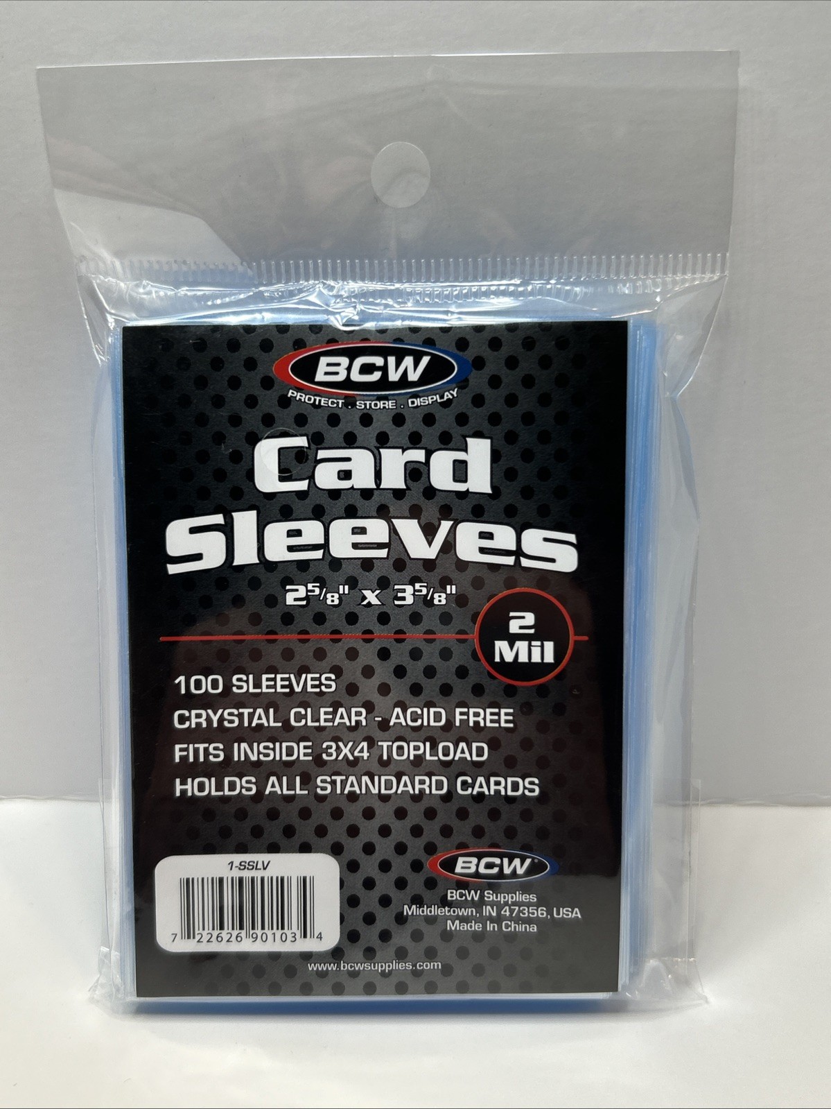 100 BCW Standard Loose Soft Penny Card Sleeves Sports Gaming FREE SHIPPING