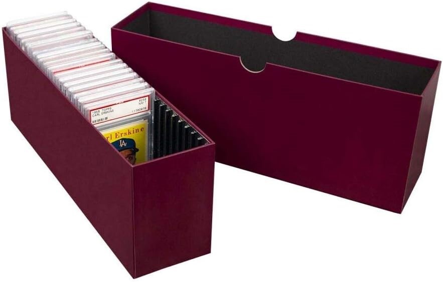 BCW Slotted Graded Card Box For PSA Certified Slabs Storage Case MTG Pokemon ++
