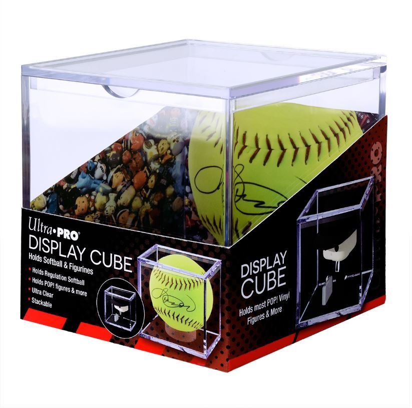 Ultra Pro Softball Holder or Figurine Cube Protective Storage Case – Stackable