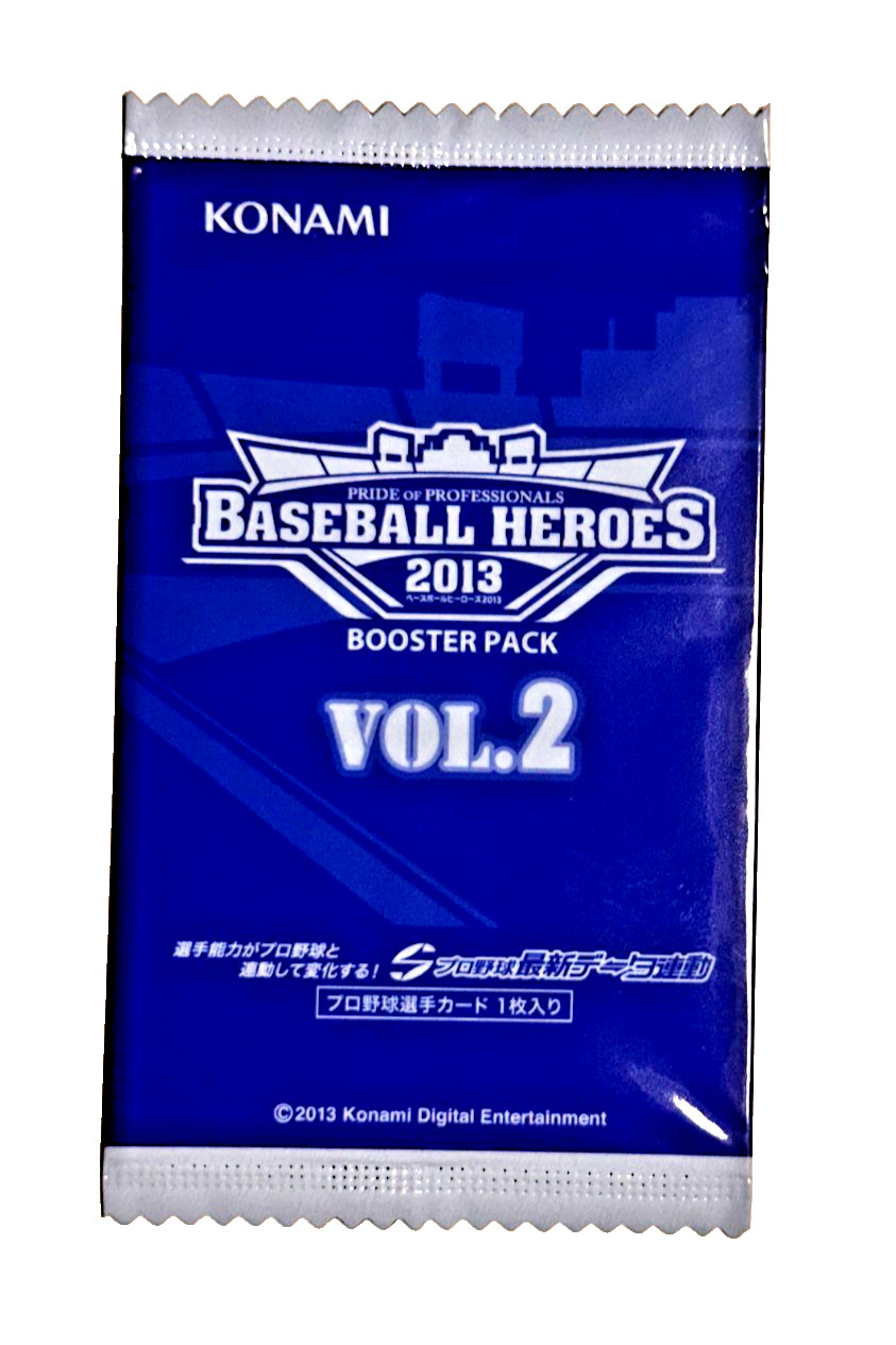 2013 Konami BSB Heroes Vol. 2 – Ohtani Rookie‑Year Booster Pack PSA 10 Chance