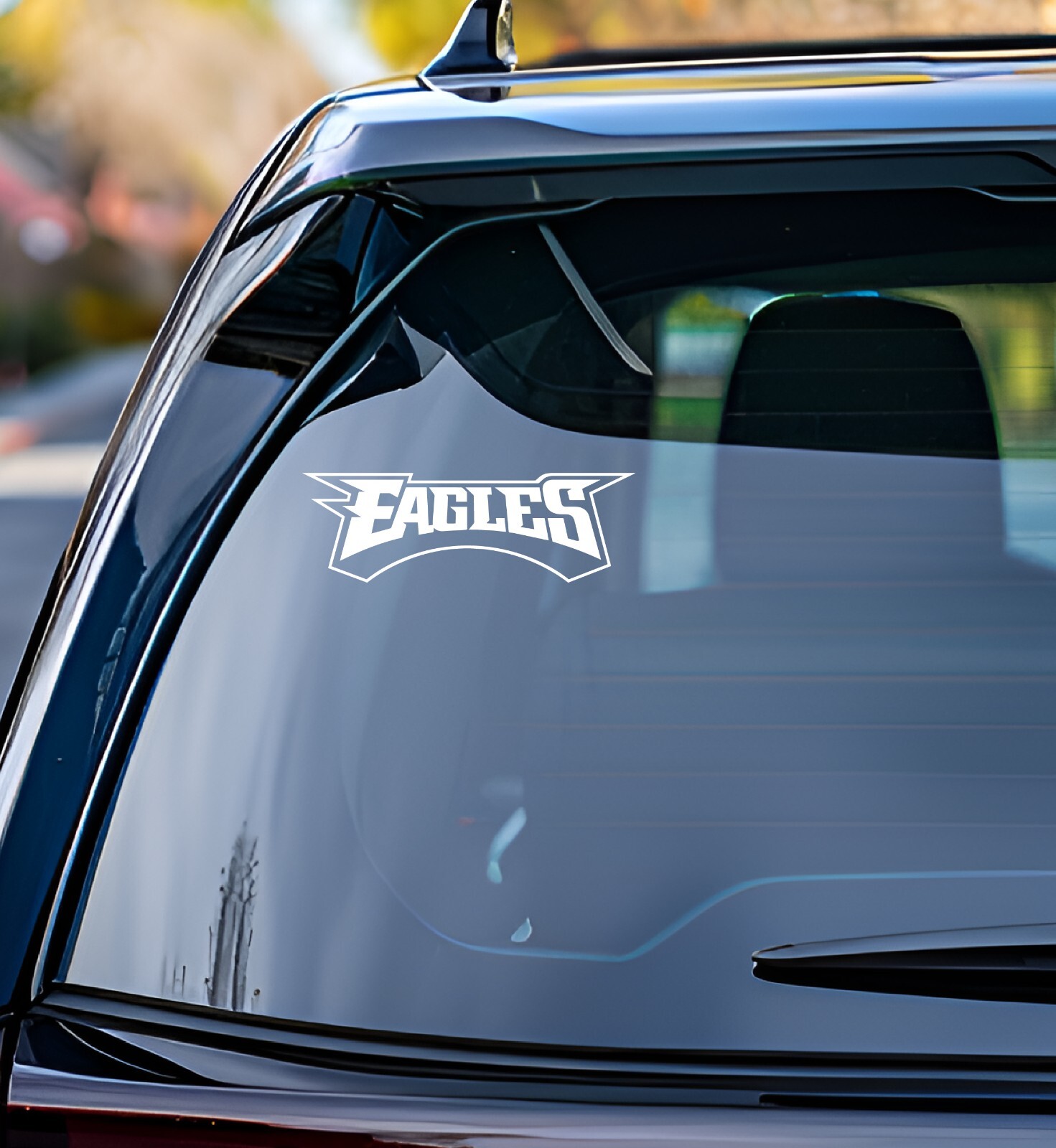 Philadelphia Eagles Vinyl Decal Car Truck Vehicle Window Wall Sticker White v3