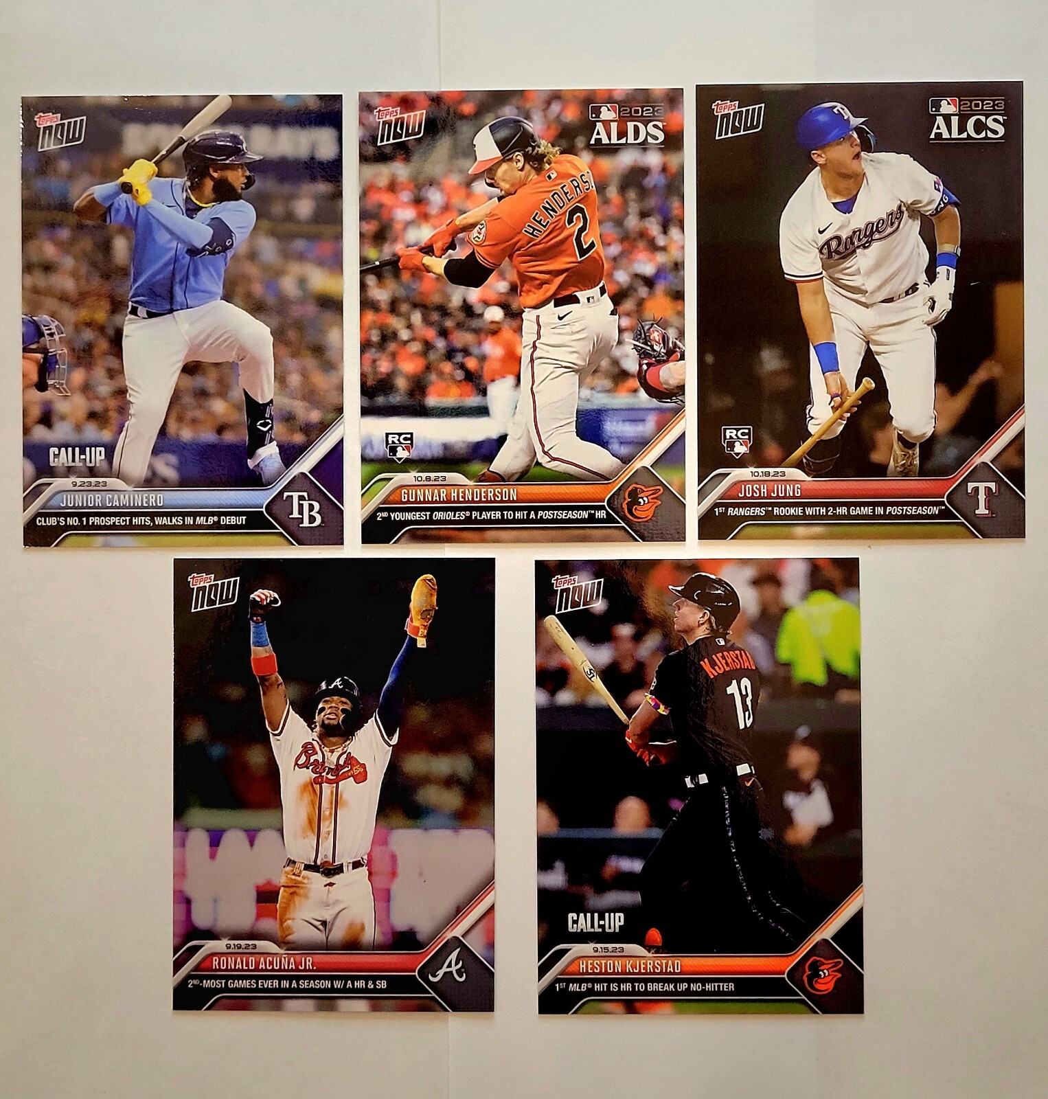 2023 Topps Now Baseball Vets & Rookie Singles YOU PICK!