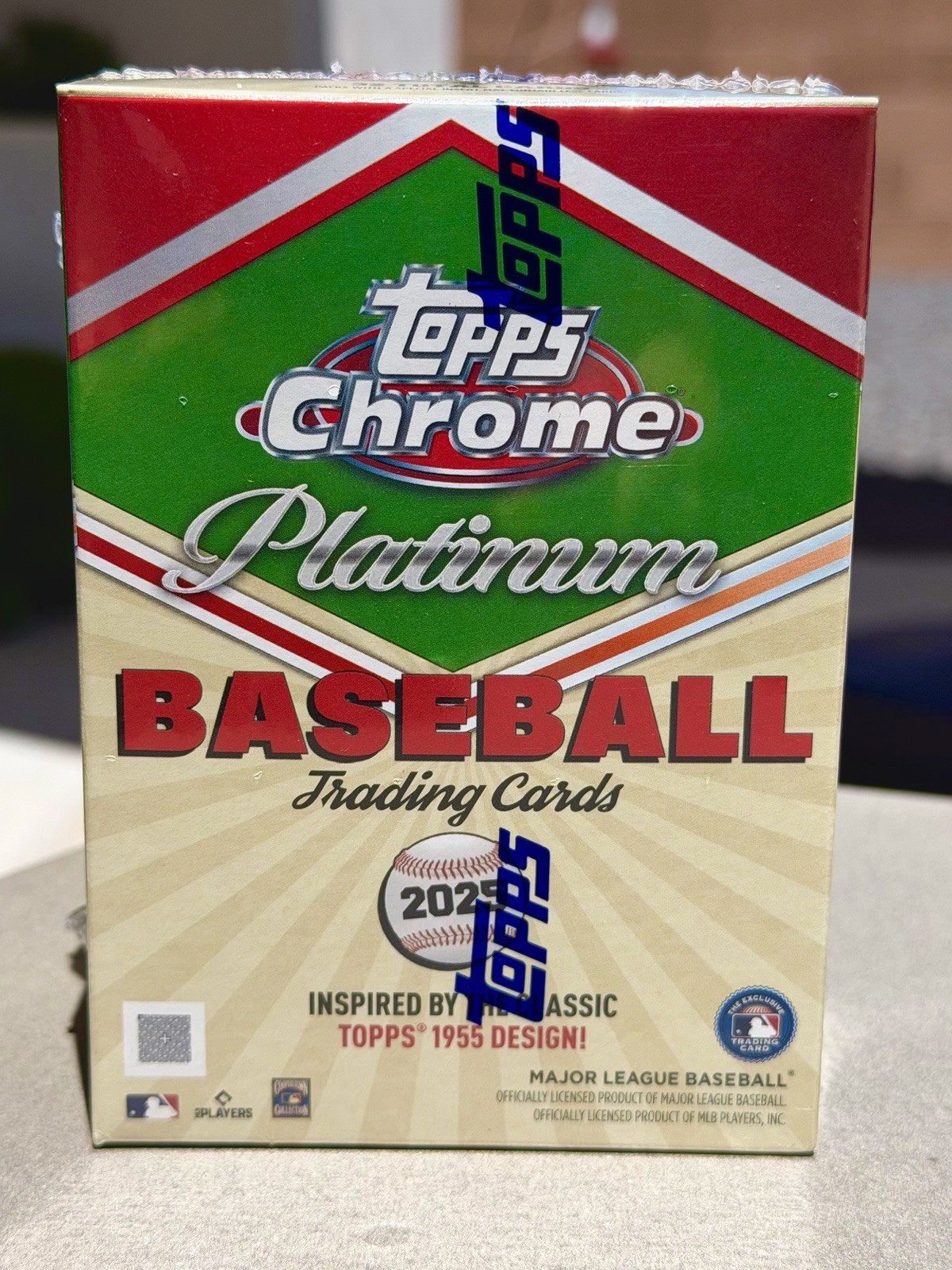2025 Topps Chrome Platinum Anniversary ’55 Baseball Value Box – READY TO SHIP