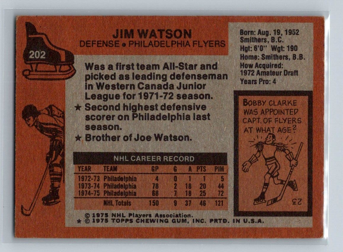 1975-76 Topps – Jimmy Watson #202
