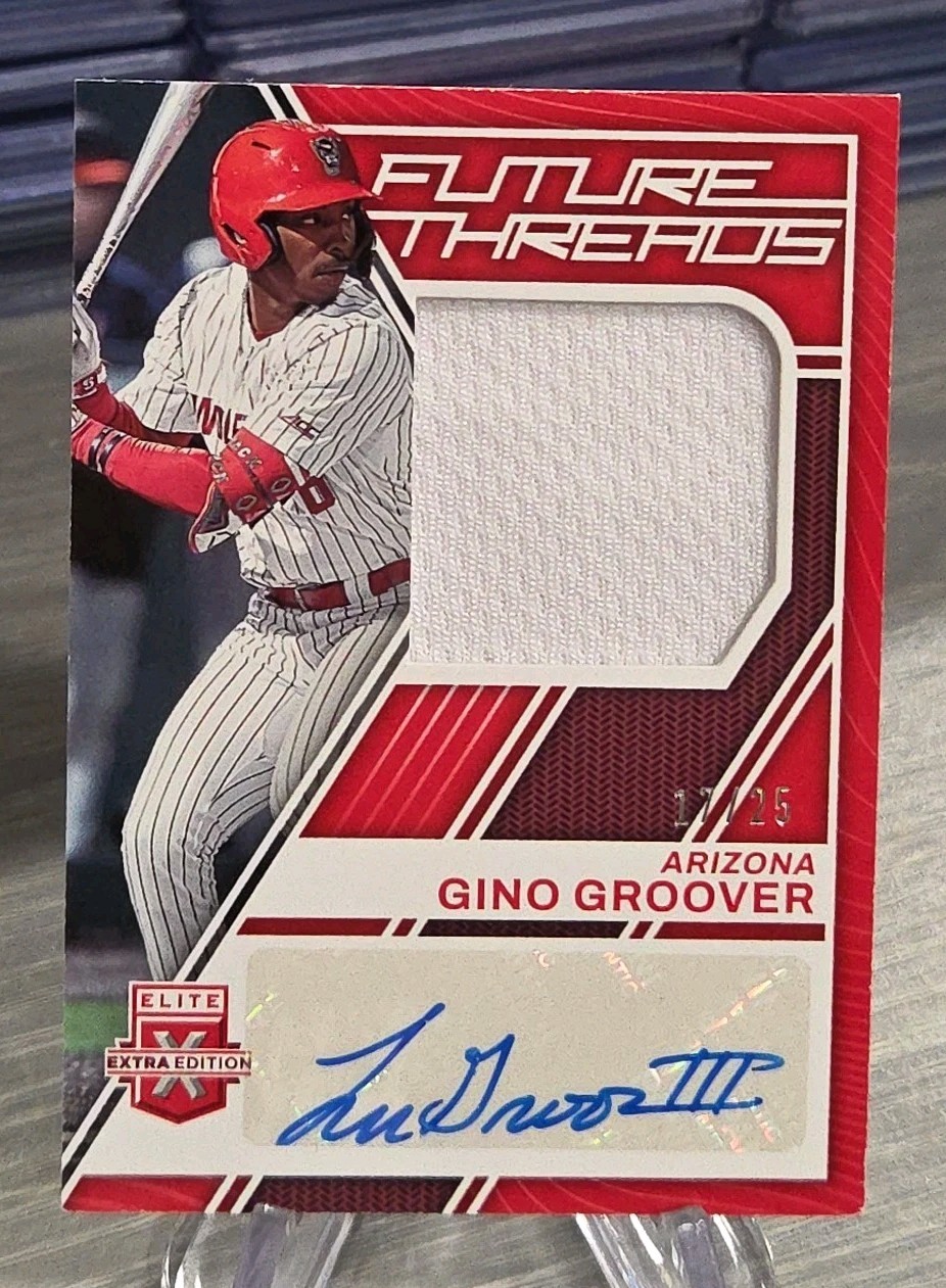 LuJames Groover 2023 Elite Extra Edition Future Threads Jersey Autograph /25