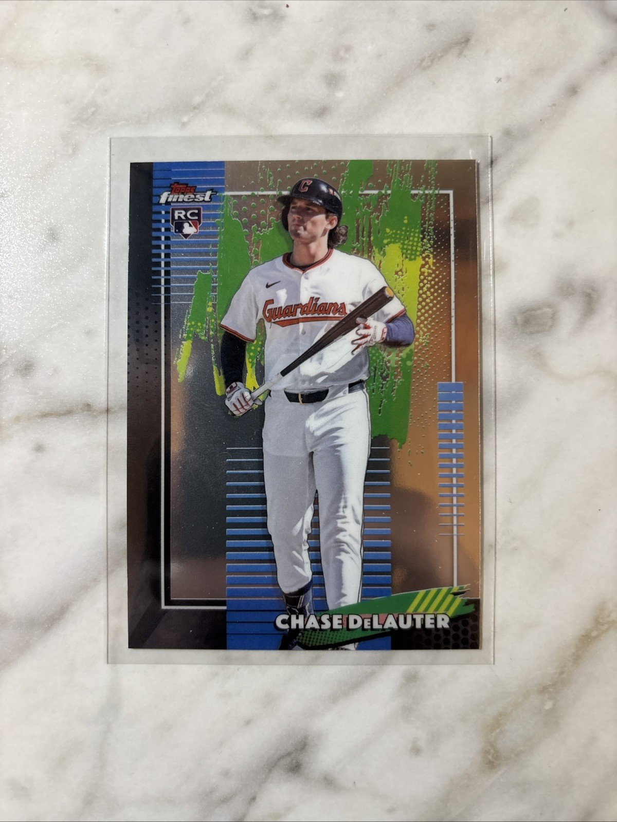 2026 Topps Finest Baseball – CHASE DELAUTER – Common (RC) #35 Guardians 💎💎💎