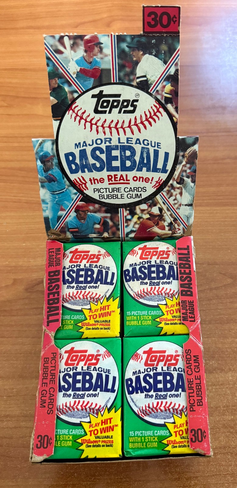 vintage ONE 1981 TOPPS BASEBALL WAX PACK from JUST OPENED WAX BOX – SEE VIDEO