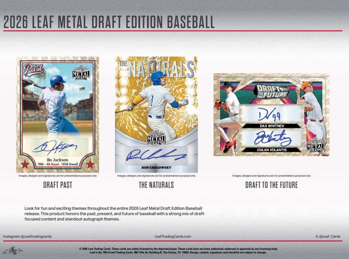 2026 Leaf Metal Draft Edition Baseball Hobby Box