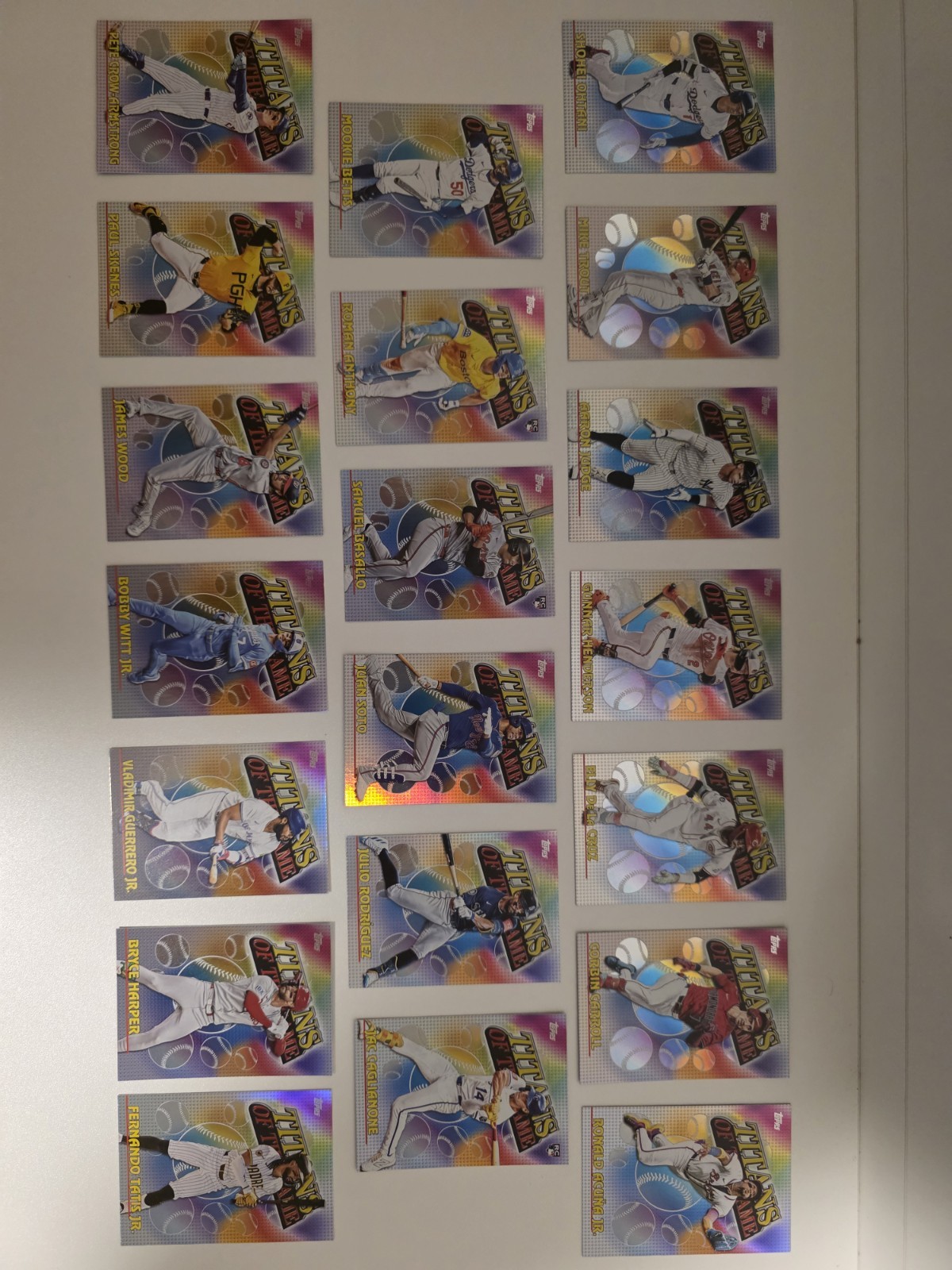 Topps 2026 Series 1 Titans of the Game FULL SET ( 20 cards )