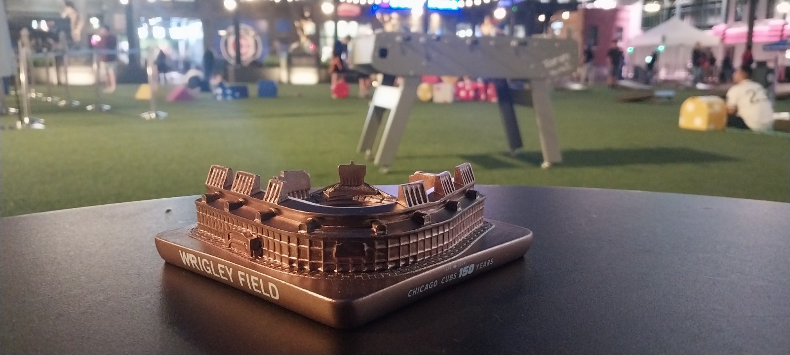 Brand New Chicago Cubs Bronze Wrigley Field Replica From 6/7/2026 Game vs Giants