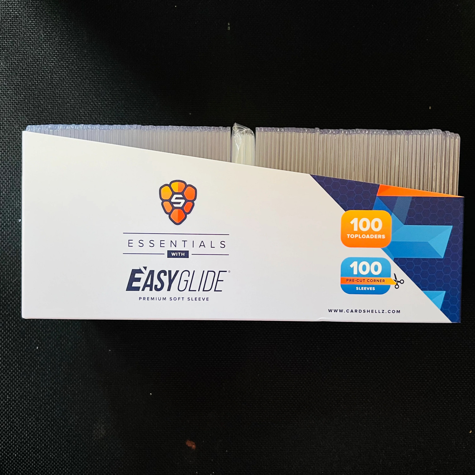 3″x4″ Toploader 55PT Clear Essentials + Easy Glide Combo Pack