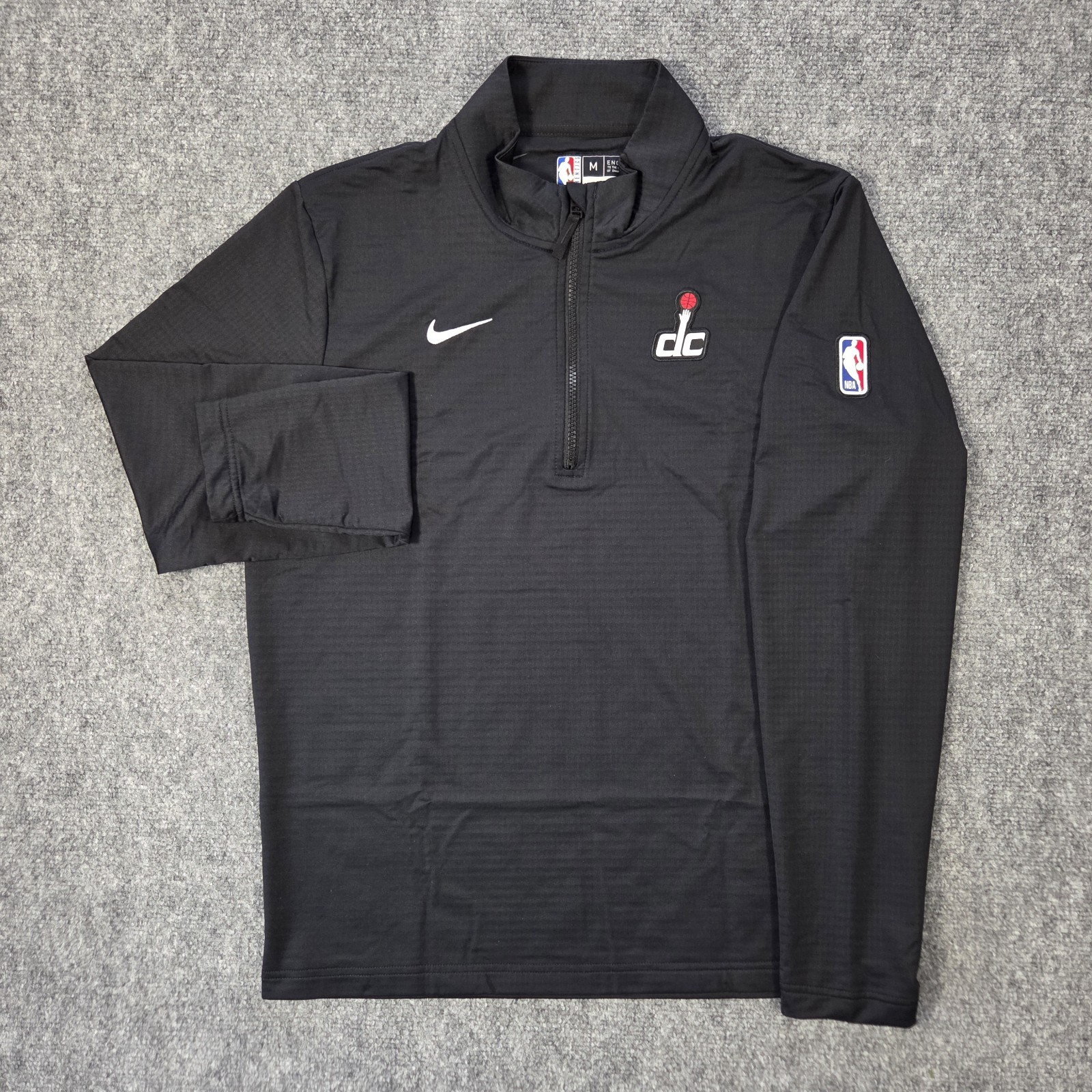Nike Washington Wizards NBA Authentics Pullover Mens Medium Black FV0938-010