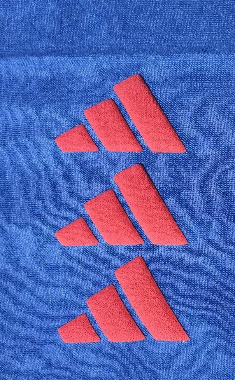 3D PUFF Adidas Stripes Logo IronOn Decal/ FREE SHIPPING in US