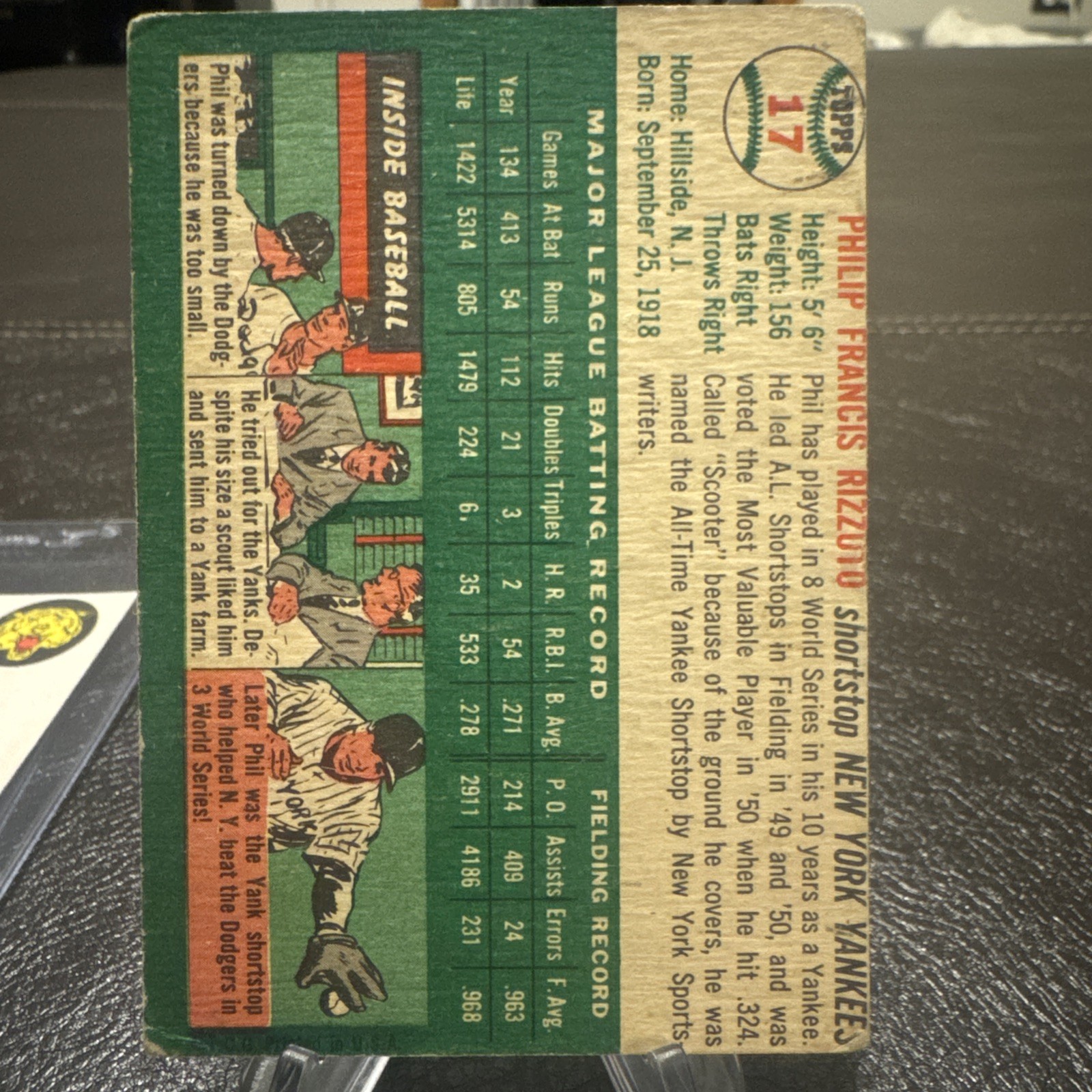 1954 Topps – Phil Rizzuto #17