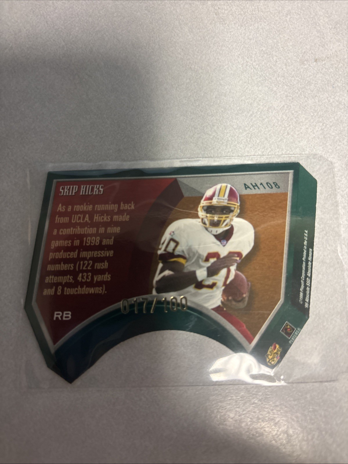 1999 Playoff Absolute SSD – Honors Skip Hicks #AH108 Silver /100