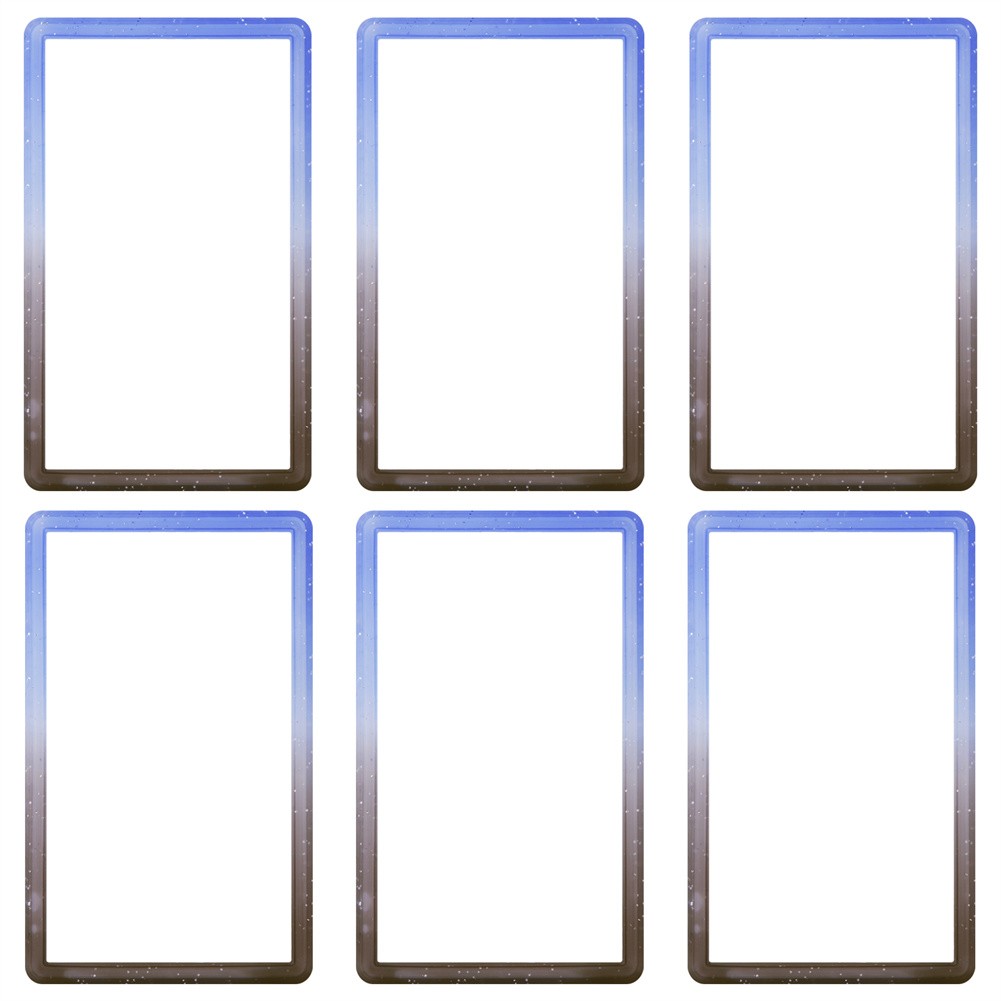 6PCS Gradient For PSA Graded Card Slab Bumper Guard Protector Skin TPU 6 Color