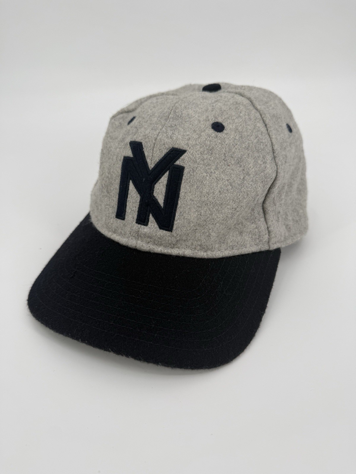 Vintage New York Black Yankees Negro League Blue Marlin Baseball Hat Size Large