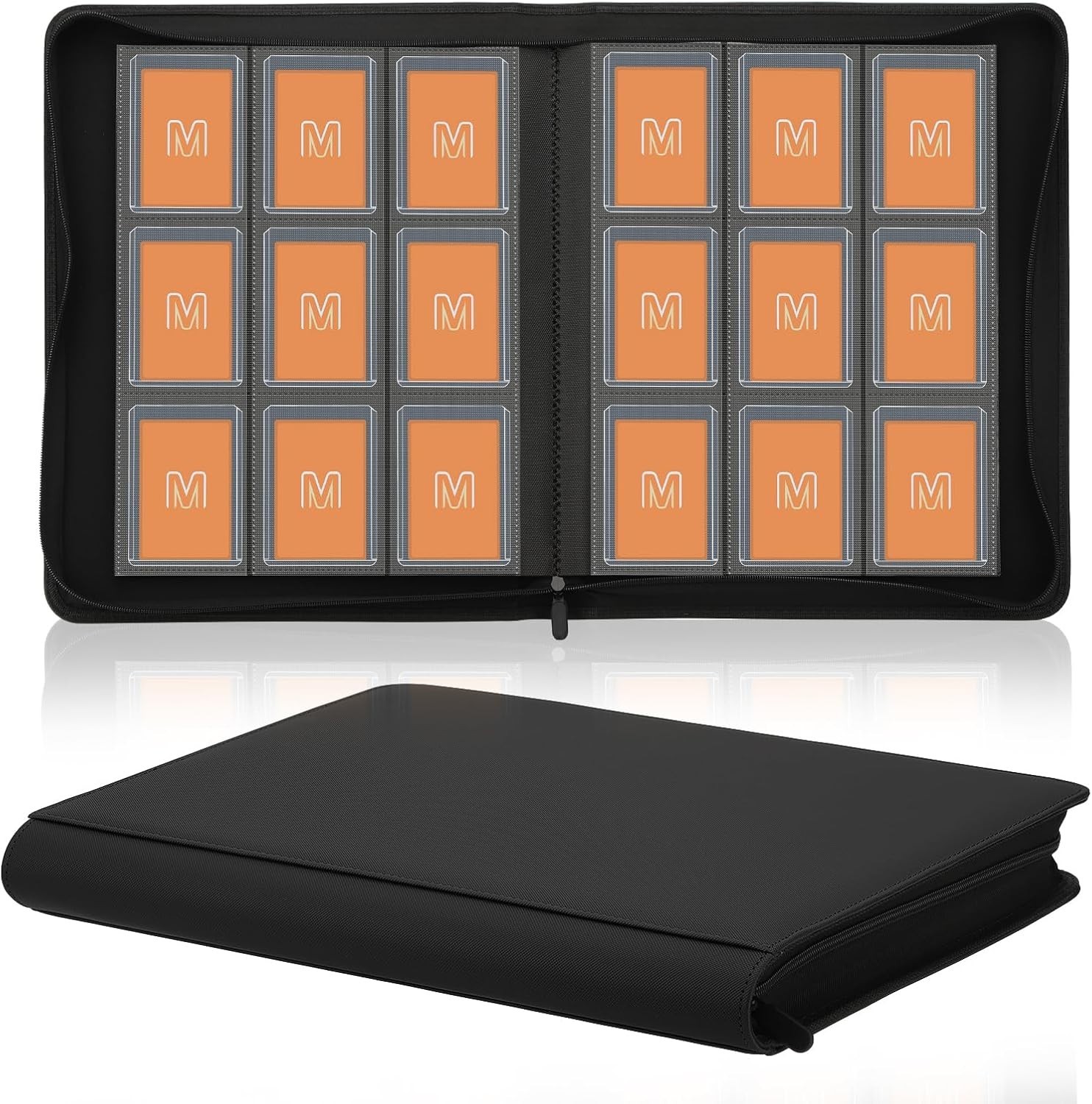Toploader Binder Holds 288 Toploaders 9 Pocket Top Loader Binders for 3 x 4”